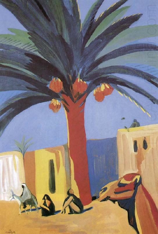 unknow artist Egypt palm